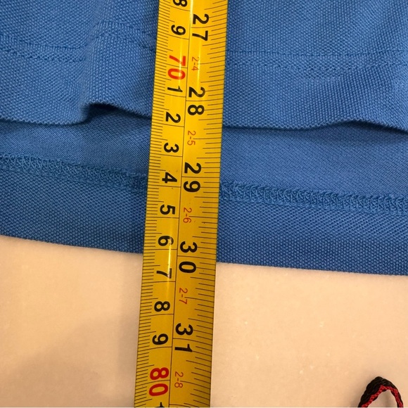 Robert Graham Mens Tailored Fit Polo Shirt Blue White Accents Size 2XL - Picture 6 of 13